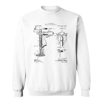 Boat Motor Patent Print Drawing Sweatshirt | Mazezy CA