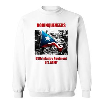 Borinqueneers 65Th Infantry Regiment Puerto Rico Sweatshirt | Mazezy