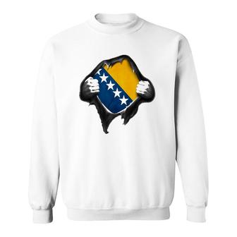 Bosnia Flag Bosnian Sweatshirt | Mazezy