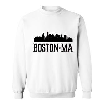 Boston Massachusetts Skyline Sweatshirt | Mazezy