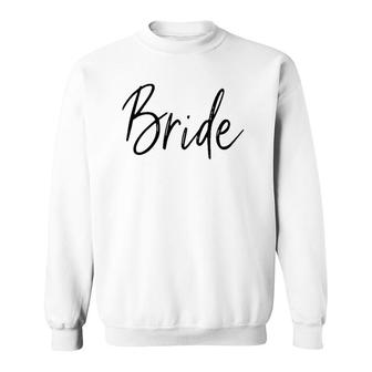 Bride Bachelorette Party Bridal Shower Wedding Honeymoon Sweatshirt | Mazezy