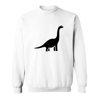 Brontosaurus Dinosaur Animal Lover Sweatshirt | Mazezy