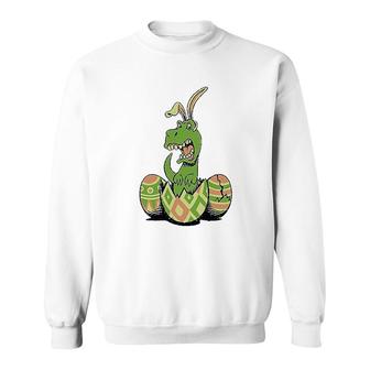 Bunny Easter Egg Funny Gift For Easter Sweatshirt | Mazezy