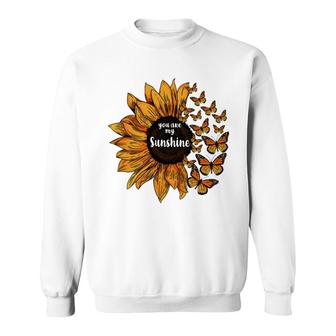 Butterfly Sunshine Sweatshirt | Mazezy