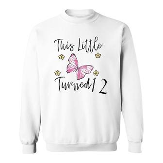 Butterfly Themed Birthday Party Gift For A 12 Years Old Sweatshirt | Mazezy