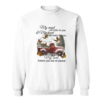 Butterfly You Are At Peace Sweatshirt | Mazezy