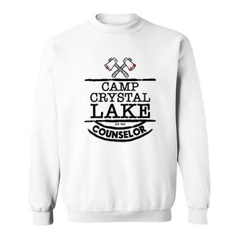 Camp Crystal Lake Counselor Staff Sweatshirt | Mazezy