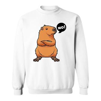 Capybara Giant Capybara Lover Rodent Sweatshirt | Mazezy