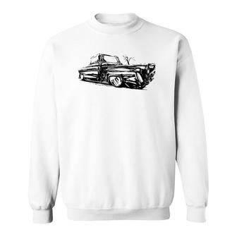 Classic Truck 50S Vintage Automobile Automotive Art Sweatshirt | Mazezy