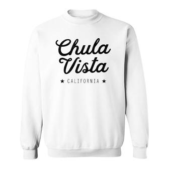 Classic Vintage Retro Chula Vista Keepsake Cali Keepsake Sweatshirt | Mazezy