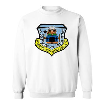 Coast Guard Air Station Detroit Tank Top Sweatshirt | Mazezy