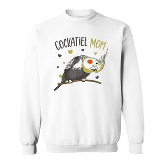 Cockatiel Mom Funny Bird Lover Women Sweatshirt | Mazezy