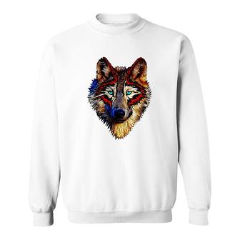Cool Wolf Sweatshirt | Mazezy