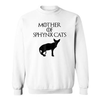 Cute & Unique Black Mother Of Sphynx Cats E010509 Ver2 Sweatshirt | Mazezy