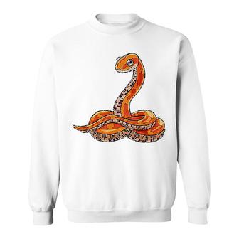 Cute Corn Snake Sweatshirt | Mazezy