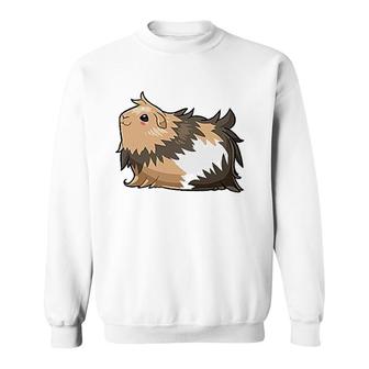 Cute Long Haired Guinea Pig Sweatshirt | Mazezy