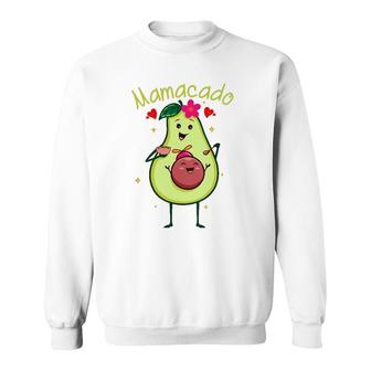 Cute Mamacado Avocado Mama Pregnant Mother Pregnancy Outfit Sweatshirt | Mazezy