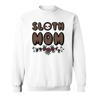 Cute Sloth Mom Mother Day Sweatshirt | Mazezy
