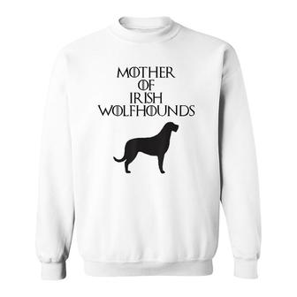 Cute Unique Black Mother Of Irish Wolfhounds Sweatshirt | Mazezy