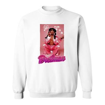 Da Baddest Bretman Rock Pink Sweatshirt | Mazezy