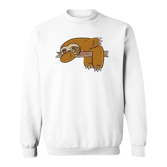 Dabbing Sloth Sloth Dab Dance  Lazy Animal Gift Sweatshirt