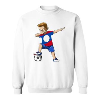 Dabbing Soccer Boy Laos Jersey Laos Sweatshirt | Mazezy