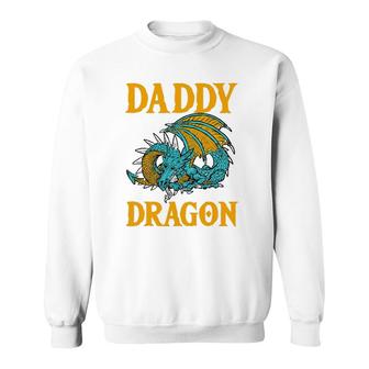 Daddy Dragon Mythical Father's Day Dad Legendary Creature Sweatshirt | Mazezy