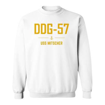 Ddg 57 Uss Mitscher Navy Sweatshirt | Mazezy UK