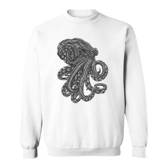 Deep Sea Octopus Animal Lover Sweatshirt | Mazezy