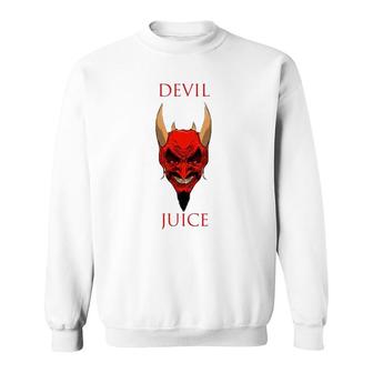Devil Juice Vector Art Unisex Sweatshirt | Mazezy