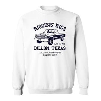 Dillon Texas Friday Night Football Player Fan Riggins Rigs Sweatshirt | Mazezy