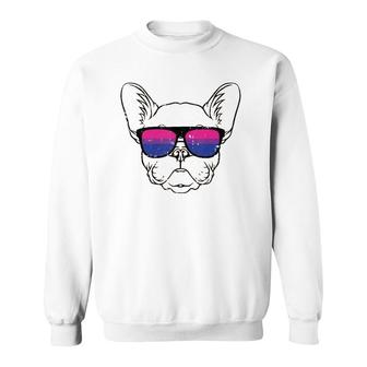 Dog Sunglasses Bi-Sexual Pride Puppy Lover Proud Lgbt-Q Ally Tank Top Sweatshirt | Mazezy