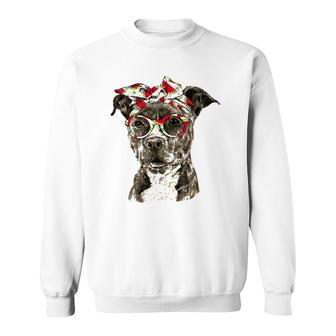 Dogs 365 Pitbull Mom Pit Bull Dog Lover Gift Sweatshirt | Mazezy