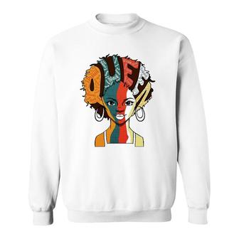 Educated Black Woman Black Woman T For African American Sweatshirt | Mazezy