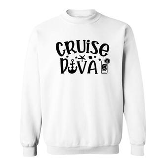 Family Cruise Squad Trip 2022 Cruise Diva Sweatshirt - Thegiftio UK