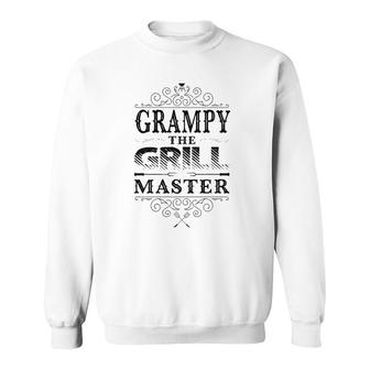 Family Father's Day Grampy The Grill Master Men Sweatshirt | Mazezy