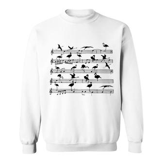 Flamingo Stave Sweatshirt | Mazezy