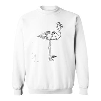 Flamingo Sweatshirt | Mazezy