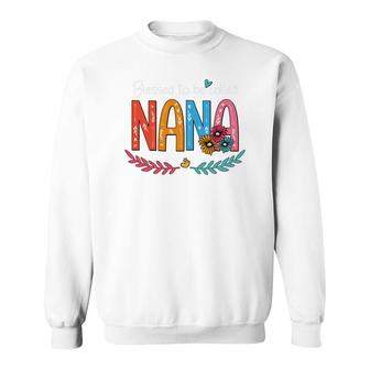 Flower Blessed To Be Called Nana Sweatshirt | Mazezy