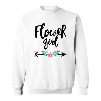 Flower Girl Sweatshirt | Mazezy