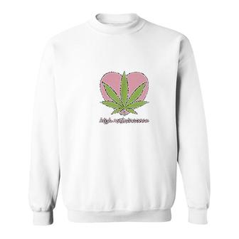 For Women High Maintenance Funny Marijuana Lover Sweatshirt - Thegiftio