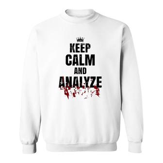Forensic Scientist Blood Spatter Analyst - Analyze Sweatshirt | Mazezy