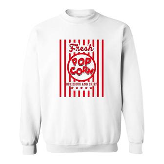 Fresh Popcorn Costume Red Art Sweatshirt - Thegiftio UK