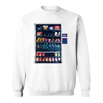 Funny Costumes For Halloween Vending Machine Silvester Sweatshirt | Mazezy