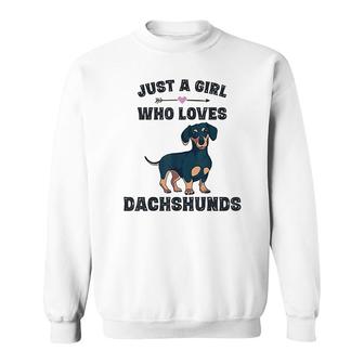 Funny Dachshund Cute Dachshunds Sweatshirt | Mazezy