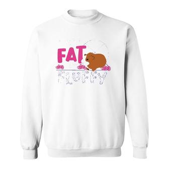 Funny Guinea Pig Not Fat Fluffy For Mom And Girls Sweatshirt | Mazezy