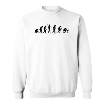 Funny Monkey To Computer Programmer And Developer Sweatshirt | Mazezy