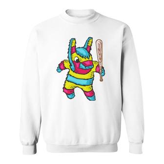 Funny Pinata , Burro Fiesta Donkey Tee Gift Sweatshirt | Mazezy