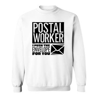 Funny Postal Worker Gift For Men Women Mailman Post Office Sweatshirt | Mazezy