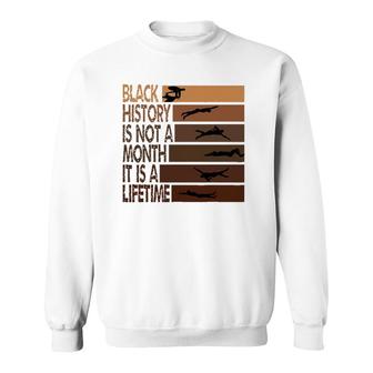 Funny Swimming Quote, Cool Black History Month For Swimming Sweatshirt | Mazezy